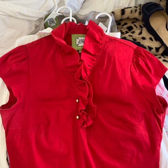 Short sleeve Elizabeth Mckay w/ruffles - Picture 2 of 5